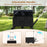 Large Foldable Utility Cart with 2-Tier Storage Crates and Telescoping Handle