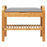 Shoe Rack Bench Bamboo with Storage Shelf-Natural