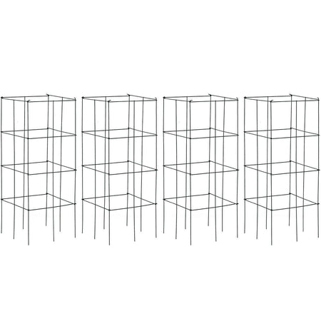 4 Pack Garden Trellis for Climbing Plants for Flower Vegetable