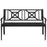 Patio Garden Bench with Powder Coated Steel Frame