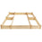 U-Shaped Wooden Garden Raised Bed for Backyard and Patio