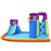 6-in-1 Inflatable Dual Water Slide Bounce House Without Blower