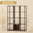 12-Cube Bookcase with 2 Anti-tipping Kits for Living Room-Rustic Brown