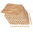 12 Tiles Wood Grain Foam Floor Mats with Borders