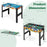 12-in-1 Combo Game Table Set with Foosball Air Hockey Pool Chess and Ping Pong