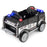12V Battery Powered Electric Vehicle with 3 Speeds and Megaphone-Black