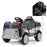 12V Battery Powered Electric Vehicle with 3 Speeds and Megaphone-Black