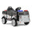 12V Battery Powered Electric Vehicle with 3 Speeds and Megaphone-Black