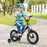 14 Inch Kids Bike Adjustable for 3-5 Years Old with Low-Step Frame