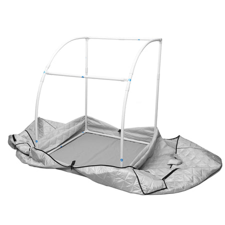 Oversized Portable Steam Sauna for Weight Loss, Detox & Relaxation at Home, Chair Included - Silver