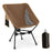 Portable Camping Chair with Compact Carrying Bag-Coffee