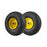 15 x 6.00-6 Tube-type Tires & Wheels 2 Pack 4 PR Tires-Yellow