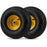 15 x 6.00-6 Tubeless Tires and Wheels 2 Pack 4 PR Tires-Yellow