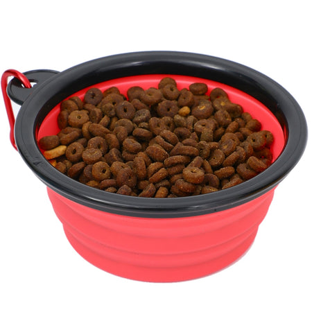 Mr. Peanut's Collapsible Silicone Pet Travel Bowls - 12oz