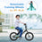 16 Inch Kids Bike Adjustable for 4-7 Years Old with Low-Step Frame