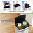 16 Gallon Trash Can Infrared Motion Sensor Garbage Can with Dual Compartments-Silver