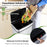 16 Gallon Trash Can Infrared Motion Sensor Garbage Can with Dual Compartments-Silver