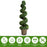 2 Pieces 4 Feet Artificial Décor Green Boxwood Spiral Tree Set