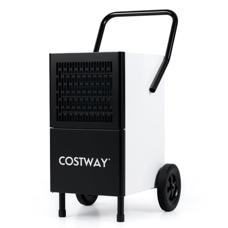 189 Pints Commercial Dehumidifier with Built-in Water Pump-Black