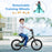 18 Inch Kids Bike Adjustable for 4-8 Years Old with Low-Step Frame