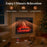 18 Inch Electric Fireplace Insert with Remote Control and 7 Realistic Flame Colors