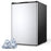 3 Cubic Feet Compact Upright Freezer with Stainless Steel Door