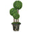 36-Inch Artificial Topiary Triple Ball Tree for Indoor and Outdoor