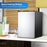 3 Cubic Feet Compact Upright Freezer with Stainless Steel Door