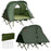 2-Person Outdoor Camping Tent with External Cover