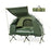 1-Person Folding Camping Tent with Sunshade and Air Mattress