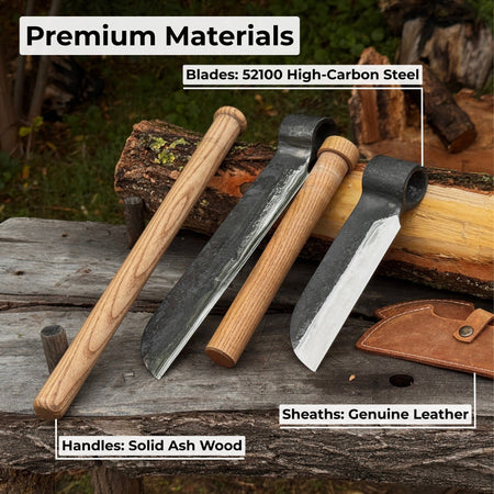 2-Piece Splitting Froe Set