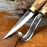 2-Piece Spoon Carving Knife Set with Leather Sheaths
