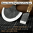 2-Piece Straight and Round (Half Moon) Leather Knife Set