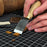 2-Piece Straight and Round (Half Moon) Leather Knife Set