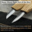 2-Piece Wood Carving Knife Set with Leather Strop and Case