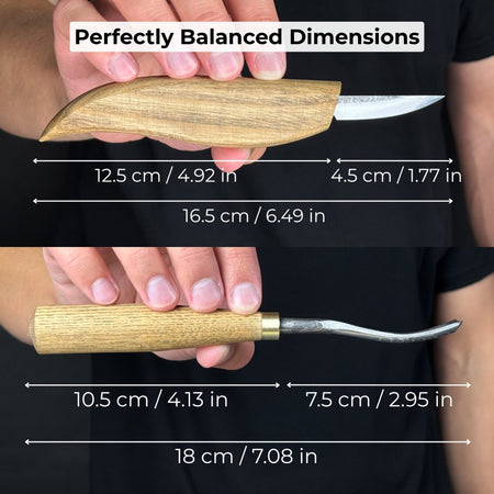 2-Piece Wood Carving Set