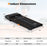 2.5HP Under Desk Treadmill with Remote Control for Home Office-Black