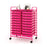 20 Removable Drawers Rolling Storage Cart Studio Organizer-Pink