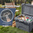 20 Quart Portable Hard Cooler with Built-in Ruler and Bottle