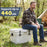 20 Quart Portable Hard Cooler with Built-in Ruler and Bottle