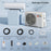 23000 BTU 208/230V Mini Split Air Conditioner and Heater Pump System