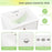 24 Inch Bathroom Vanity with Sink Combo and Adjustable Shelf-White