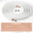 25 Feet Mini Split Line Set with 1/4 Inch and 1/2 Inch O.D. Copper Pipes Tubing