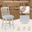 25 inch Modern Bar Stools Set of 2 with Upholstered Swivel Seat-Gray