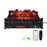 26 Inch WiFi Infrared Quartz Electric Fireplace Insert Logs Heater with Realistic Lemonwood Logs-Black