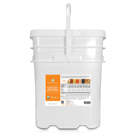 23 Days Food Supply (1 Adult) - (536 Servings) Ranger Bucket Set - Organic Emergency Storable Food Supply (A26 + B19)