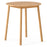 27.5 Inch Round Bamboo Dining Table for 2-4 Person-Natural