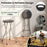 28 Inch Portable Folding Stools with 330lbs Limited Sturdy Frame