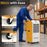 290 Pints Commercial Dehumidifier with Pump and Drain Hose for Basement Warehouse-Yellow