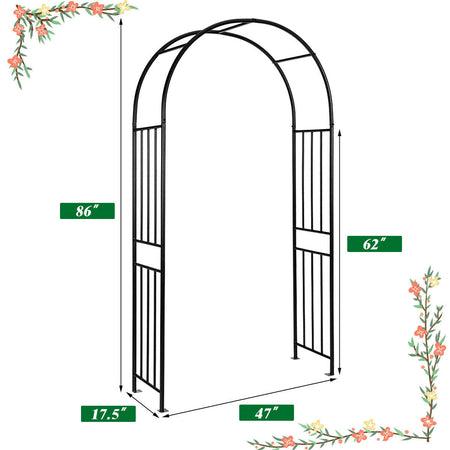7.2 Feet Garden Decoration Climbing Plants Arch
